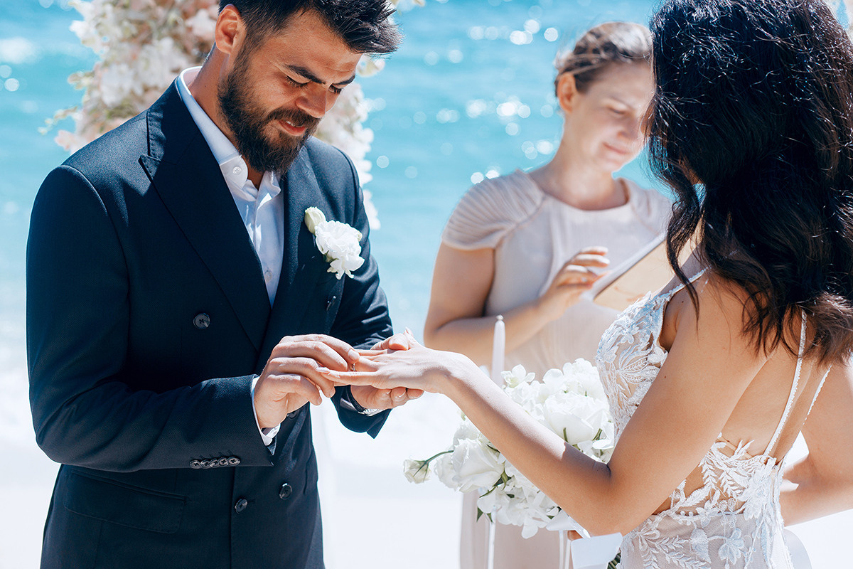 Wedding ceremony for a couple from Turkey in Phuket. Photographer in Phuket. Photographer Thailand