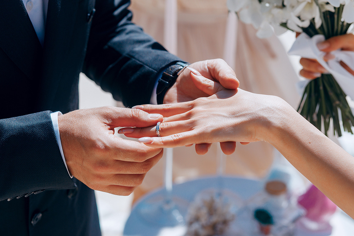 Wedding ceremony for a couple from Turkey in Phuket. Photographer in Phuket. Photographer Thailand