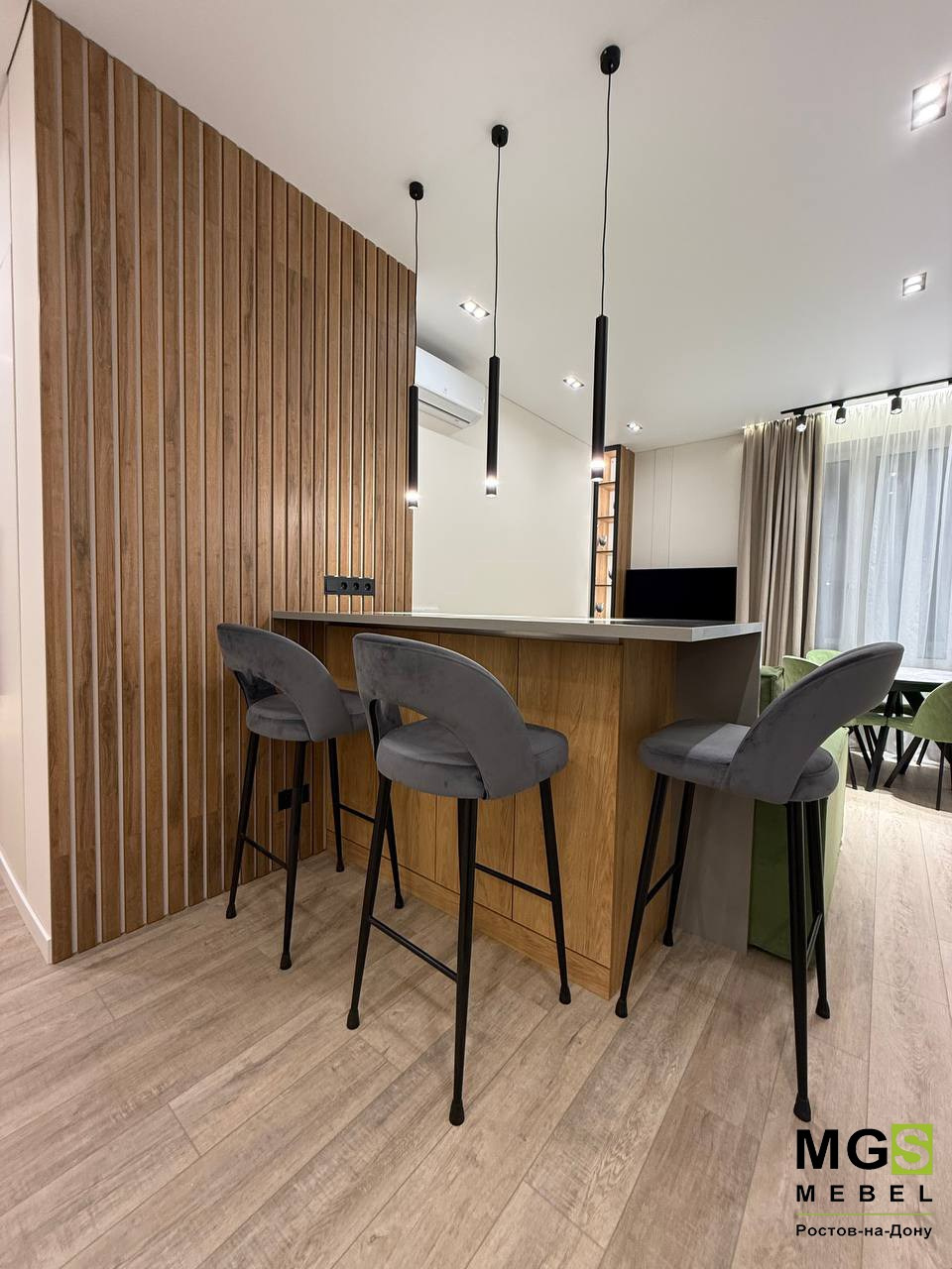 Интерьер современной кухни МГС мебель