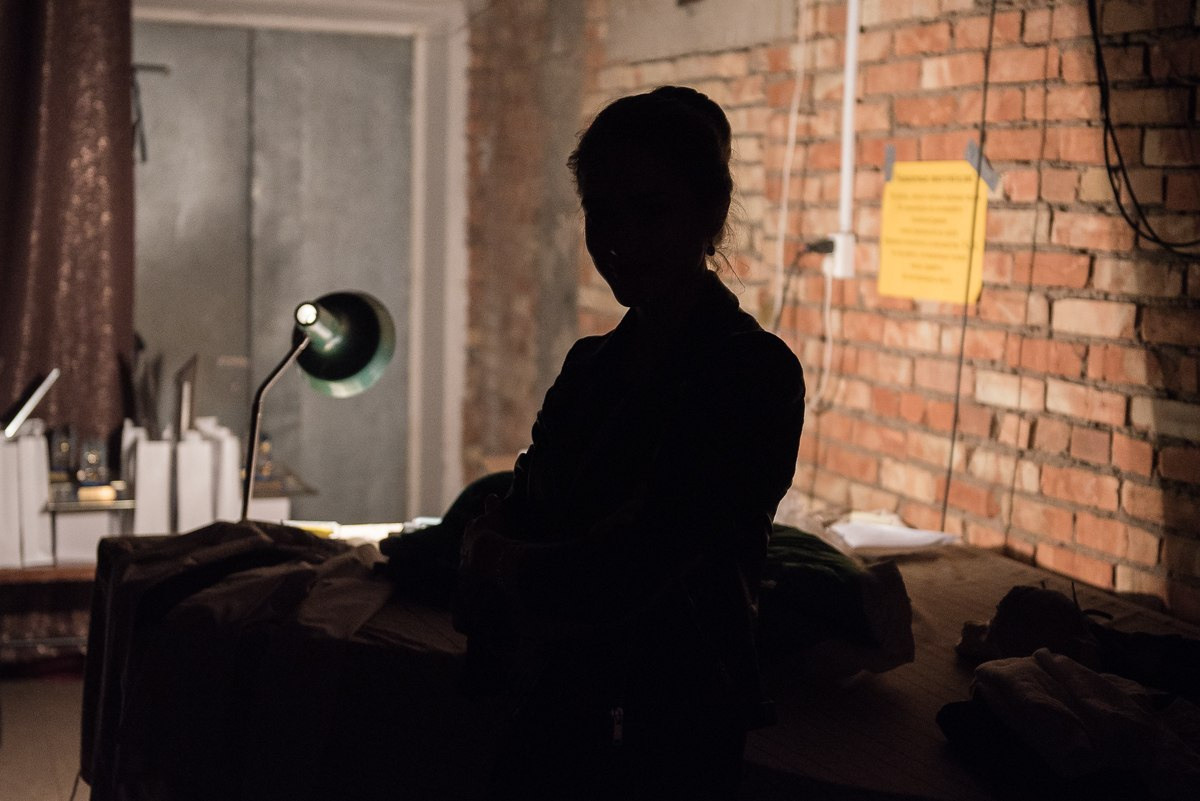 Reportage shooting. Photographer