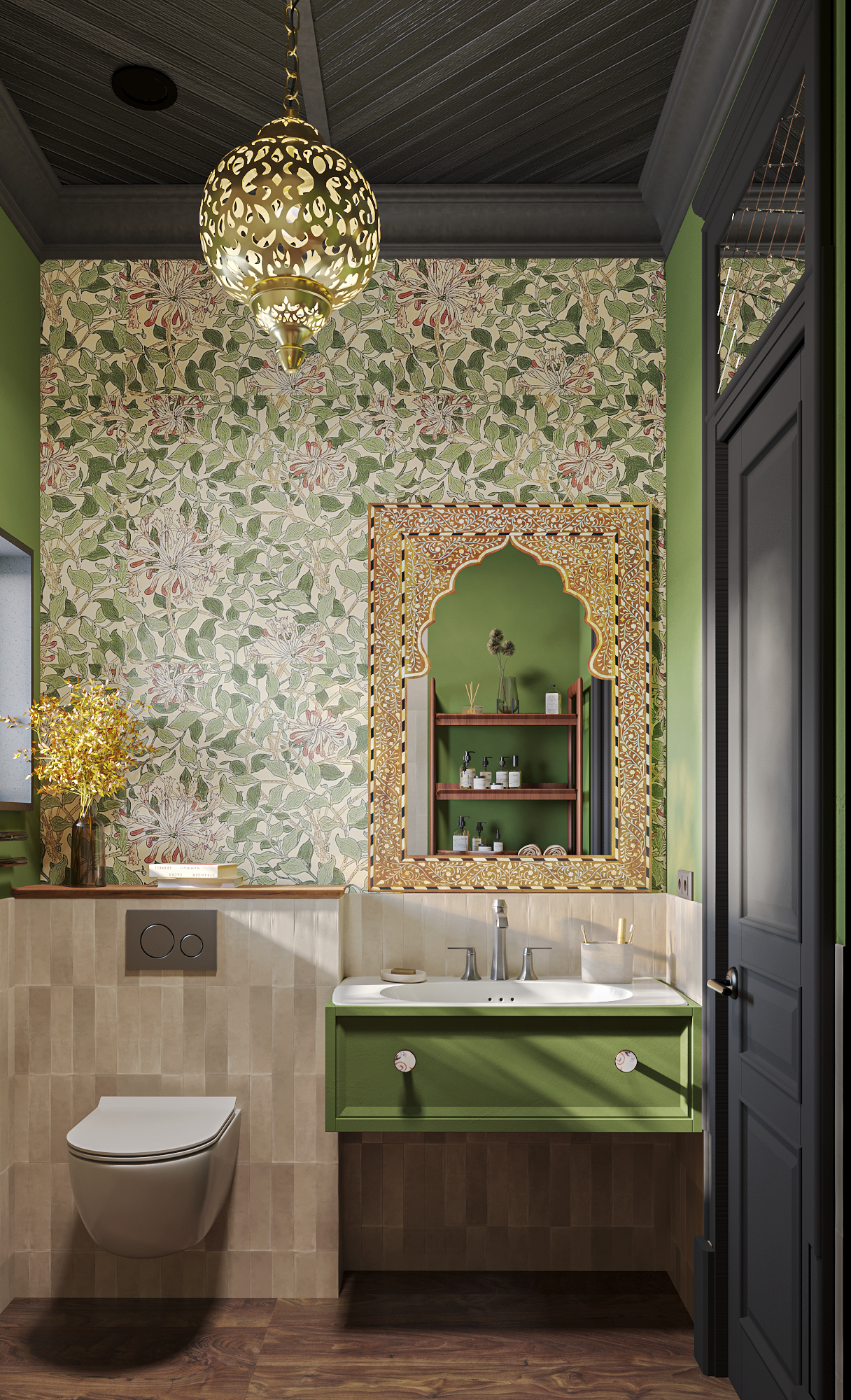 Охотничий домик в стиле русской усадьбы