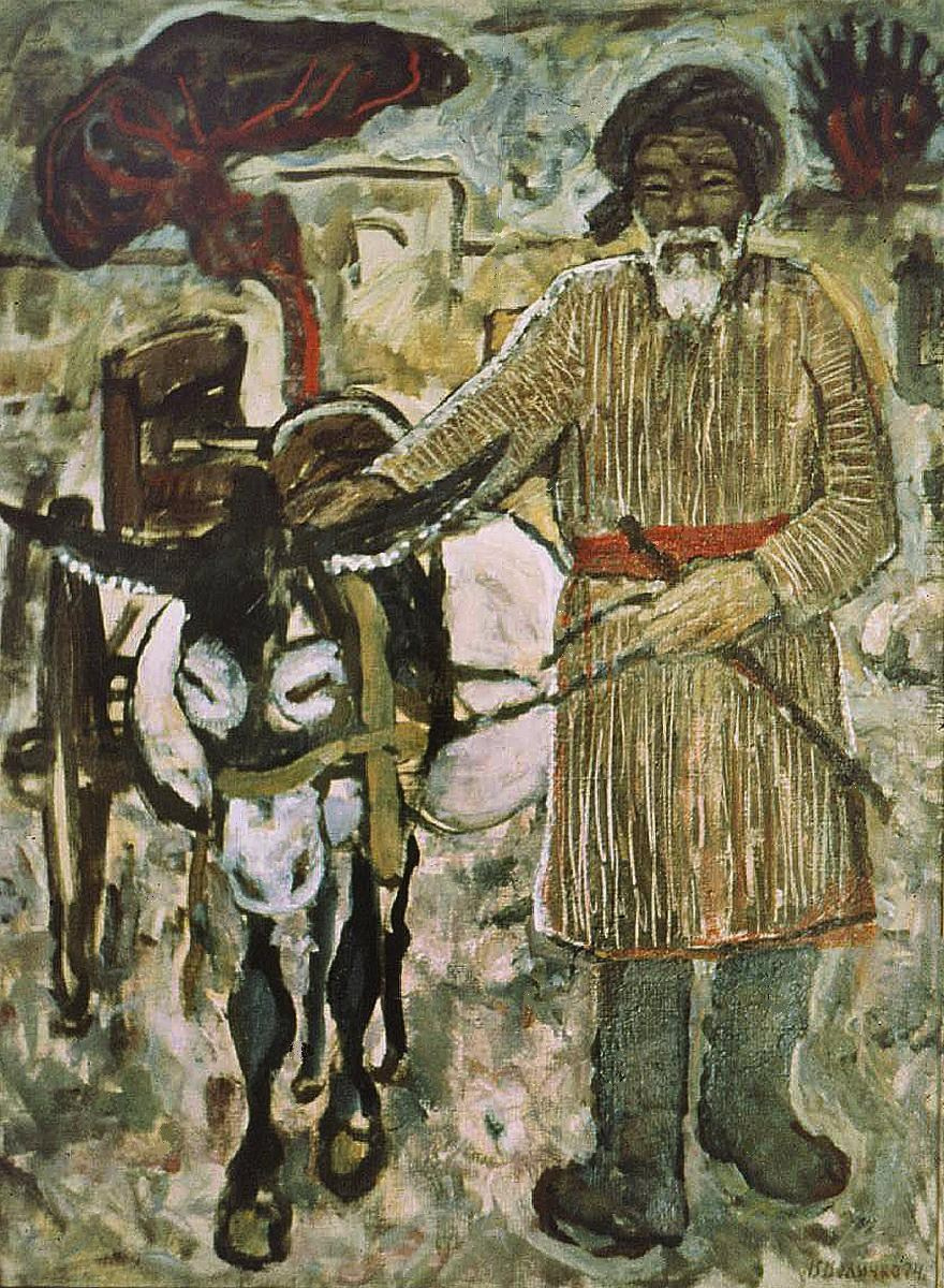 «Домой» 1974 год Собр. Ф.Ваккари. Италия. Художник Величко Вадим Семёнович