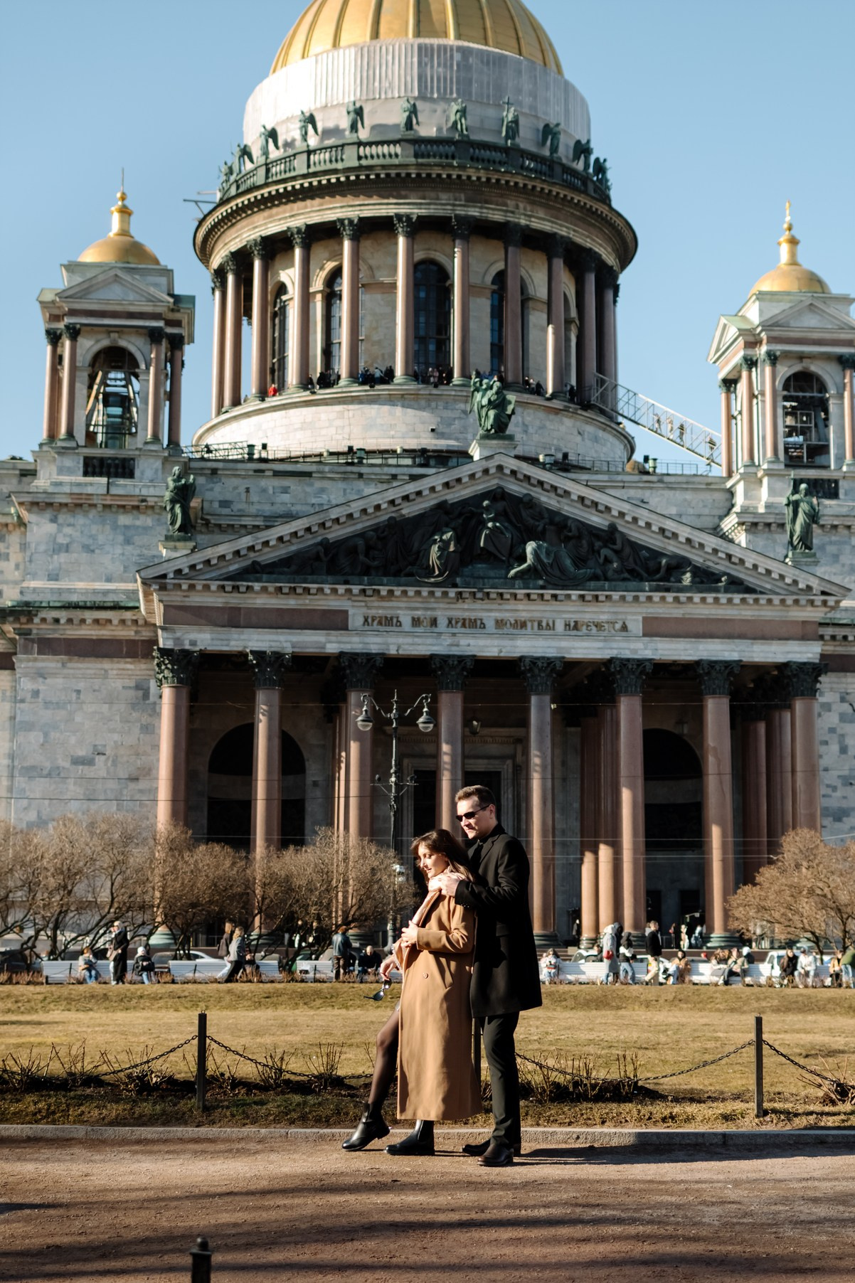 Лавстори. Исаакиевский собор. Свадебный и сеейный фотограф в Санкт-Петербурге Елена Худякова