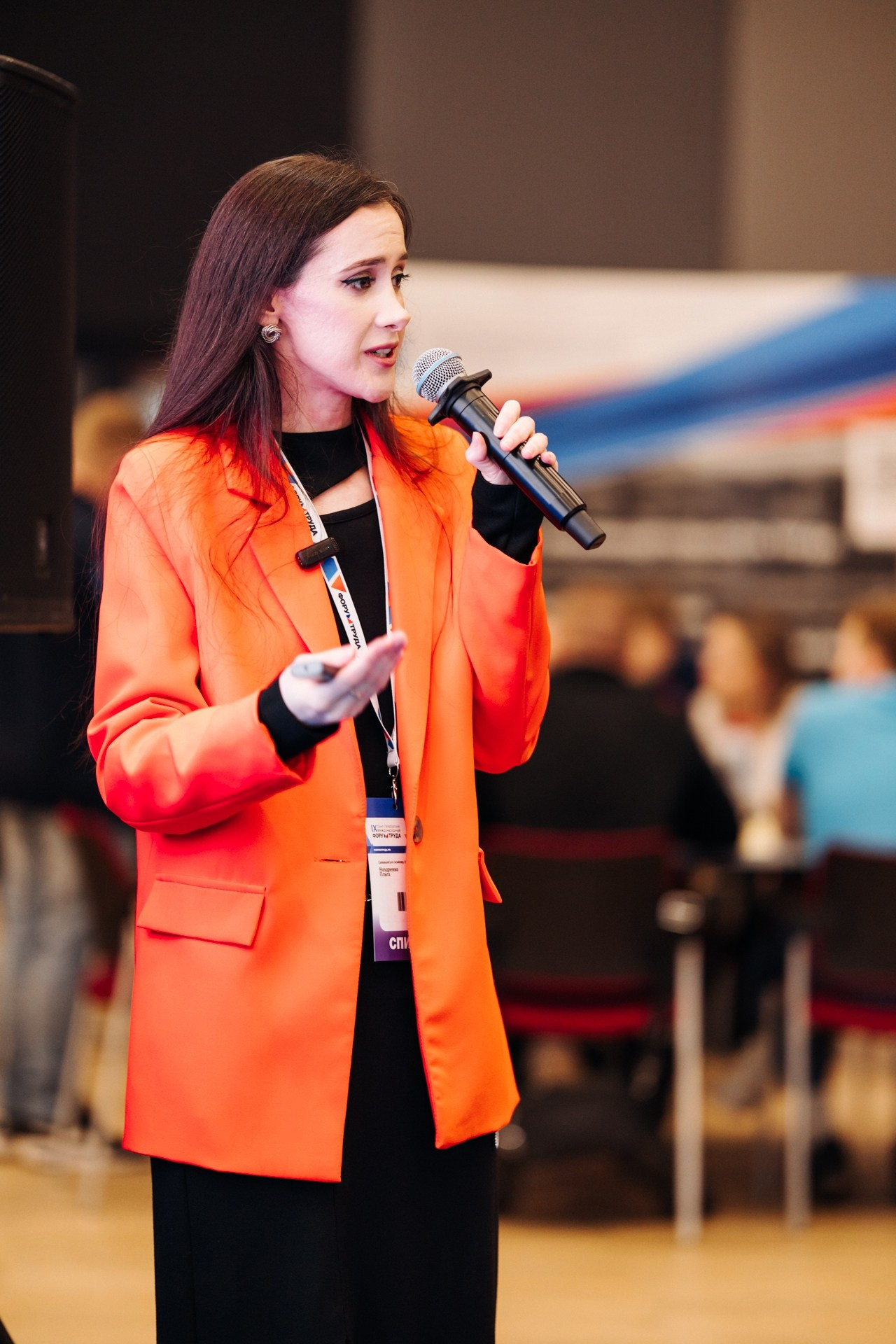 Экспофорум | Бизнес-лекция спикера Ольга Ноздренко. Репортажный фотограф Санкт-Петербург