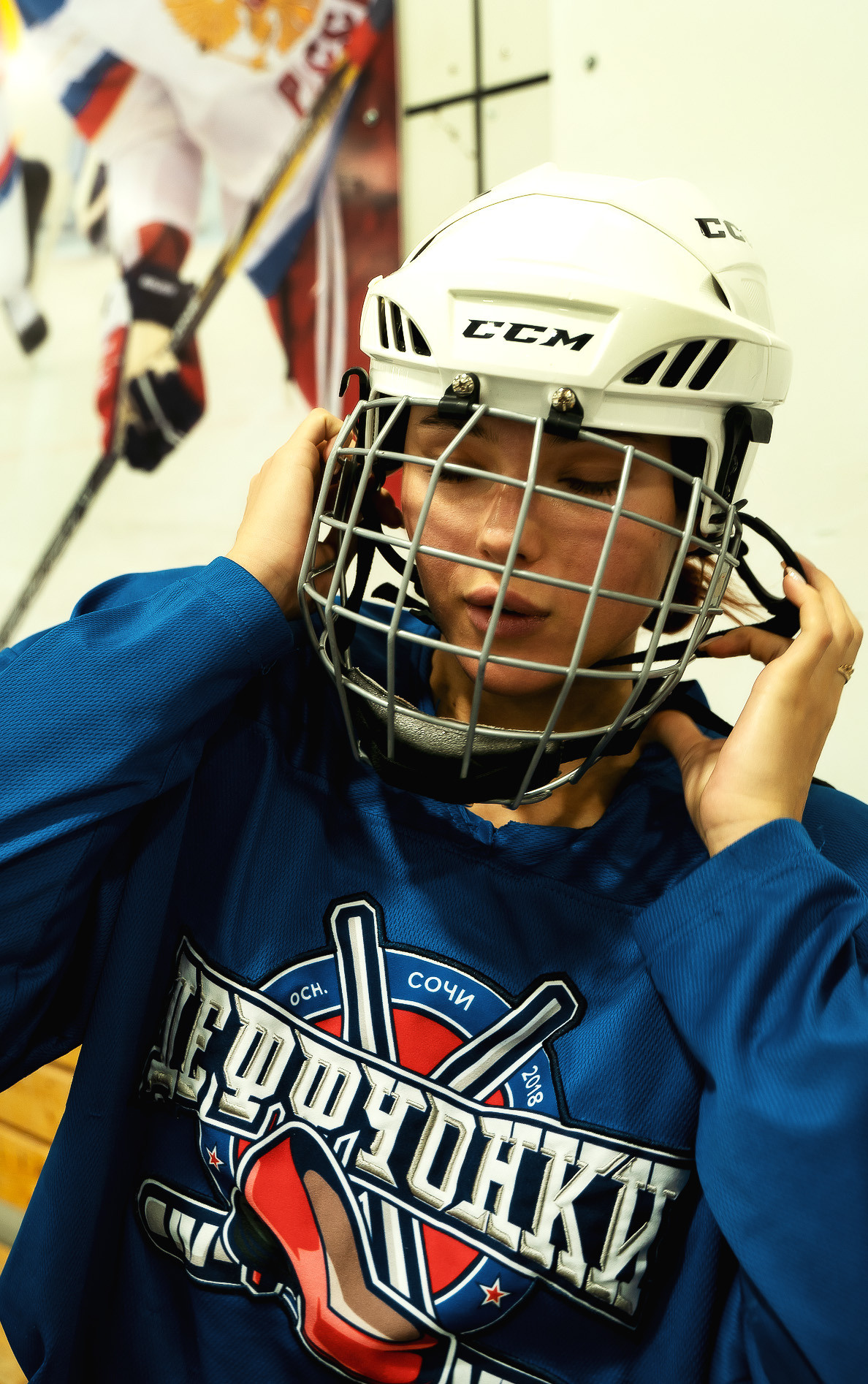 Деффчонки — хоккеистки: первая женская команда в Сочи. Фотограф в Сочи Елена Лисотина. Фототуры в Сочи