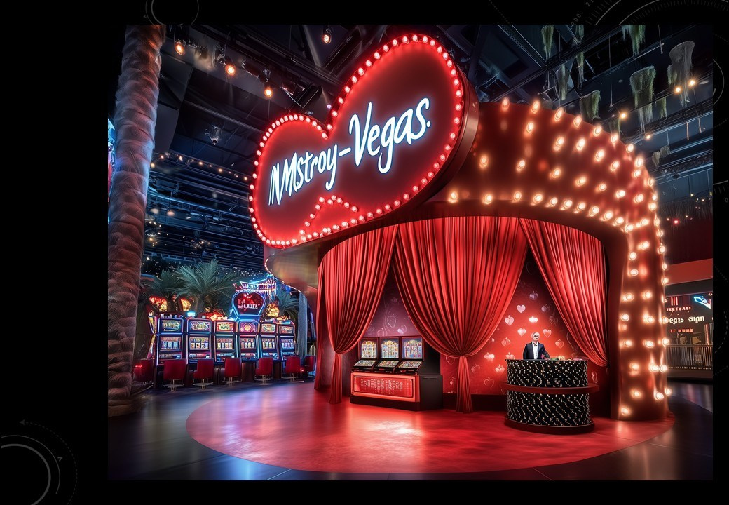 Концепция декора для корпоративного мероприятия в стиле «Лас-Вегас» для LAZAR DECOR. Главная
