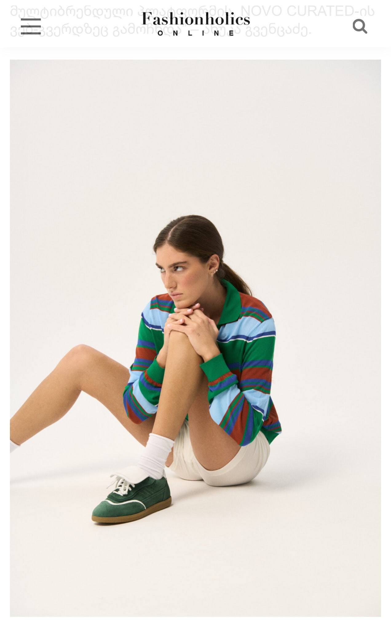 Fashion feature for FashionHolics — photography by Inna Banan for Meraki