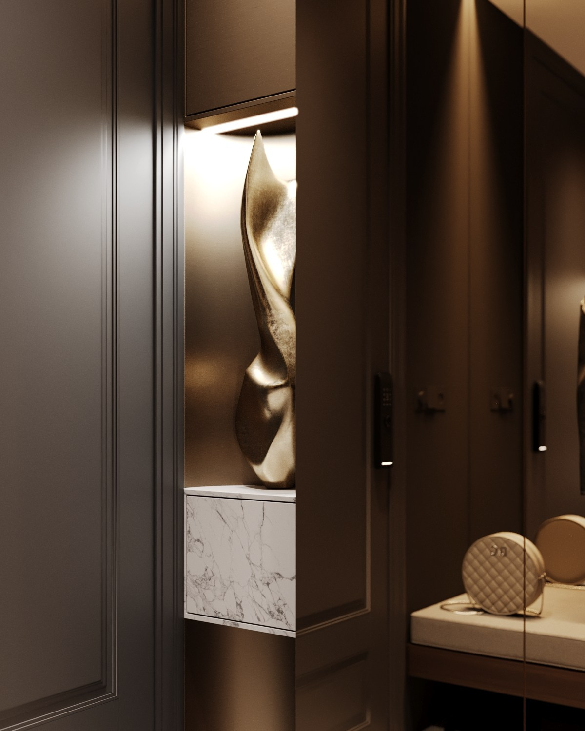 ЖК ЗилАрт 487, 64 кв.м. Kod Interiors | Дизайнер интерьеров Кораблина Кристина