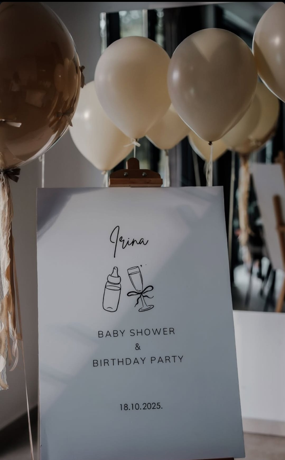 First B-Day. Balloons and decorations in Serbia. Delivery 24/7