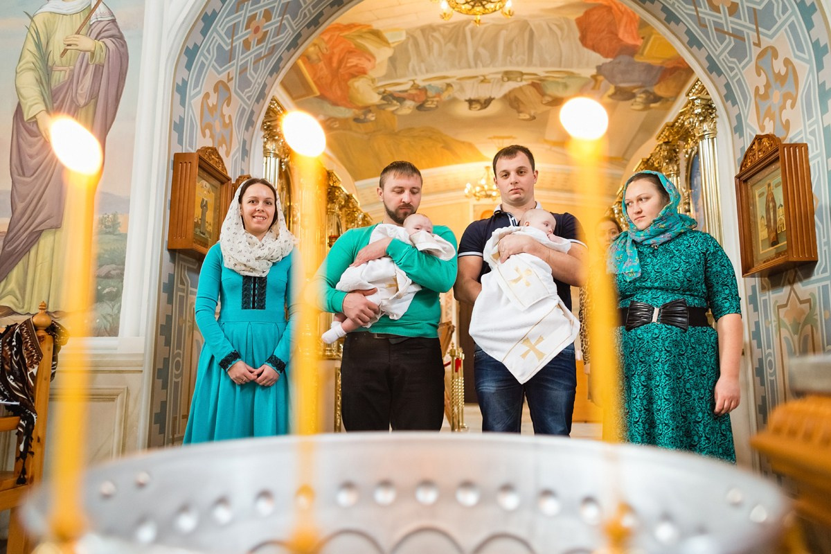 КРЕЩЕНИЕ ЕСЕНИИ И ВАСИЛИСЫ. Семейный фотограф новорождённых в Серпухове Юлия Новикова +79637785957