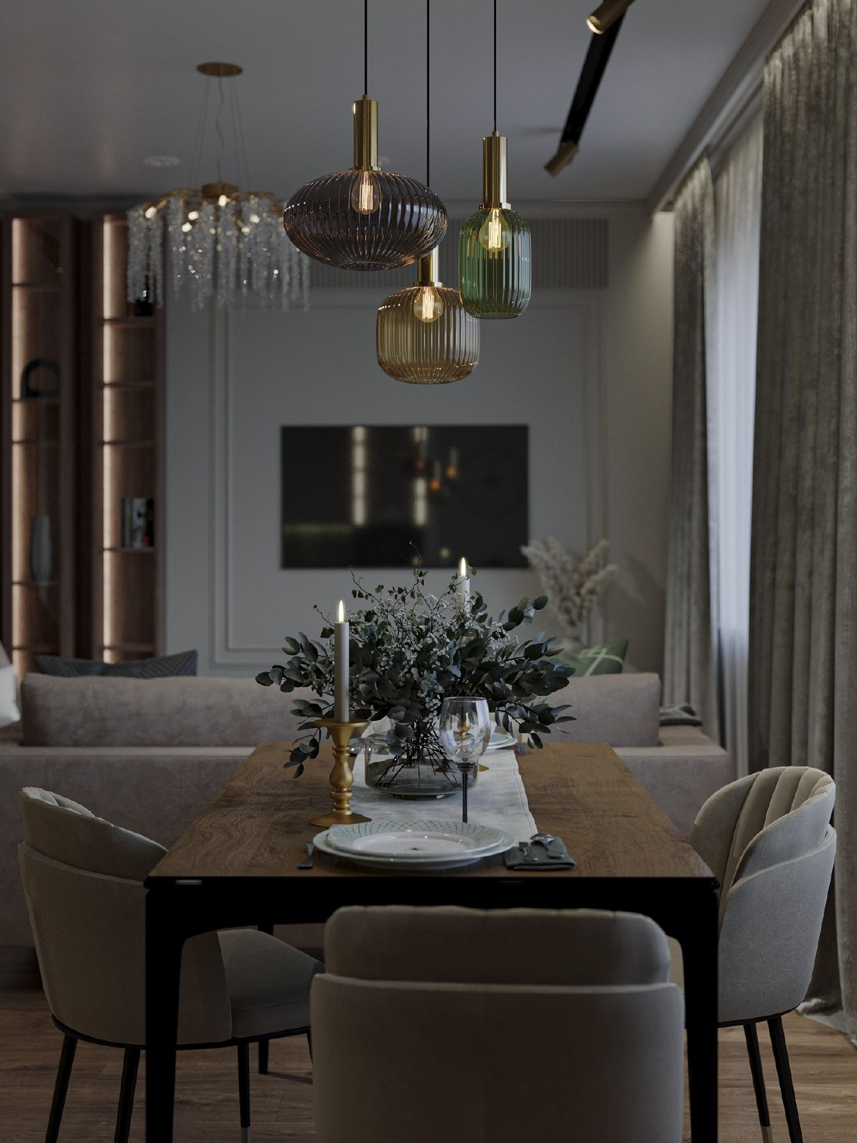 Квартира на пр. Тореза 44, к2. Дизайнер интерьера в Санкт-Петербурге Ольга Рытаровская