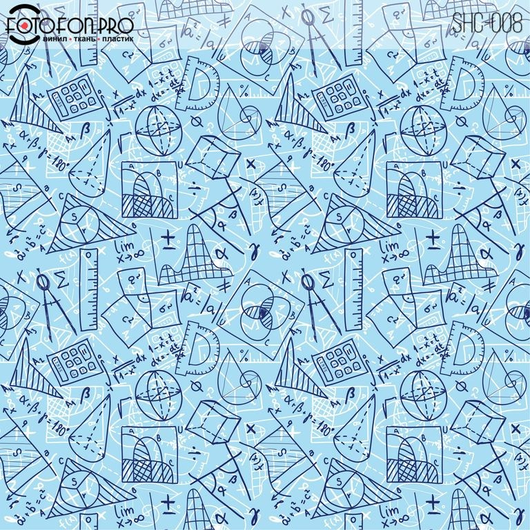 Фон стена "Доска голубая" 1,5х1,5 м