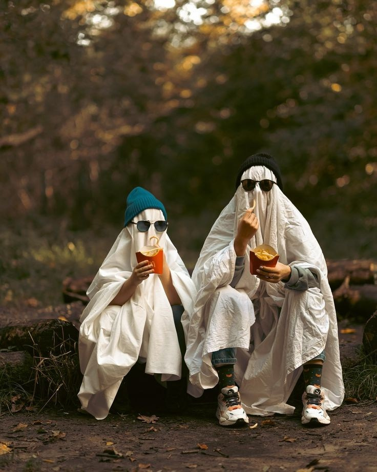 Съемка в образе призрака. Портретный фотограф из Москвы Комбар Елизавета