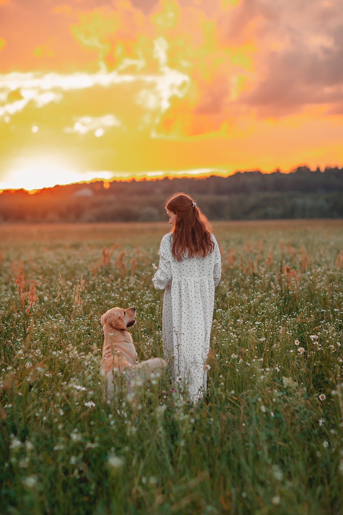 Марина и Чили. Семейный фотограф анималист Мария Крючкова