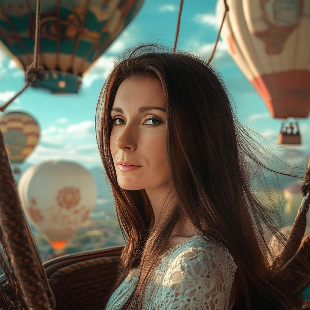 Нейрофотосессия для Марины. Сказочный образ девушки на шаре. ФотоХудожник Харитонова Ирина г. Санкт-Петербург