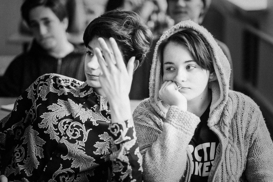 Фоторепортаж со школьного урока 4-го класса. Репортажный фотограф Борис Геер