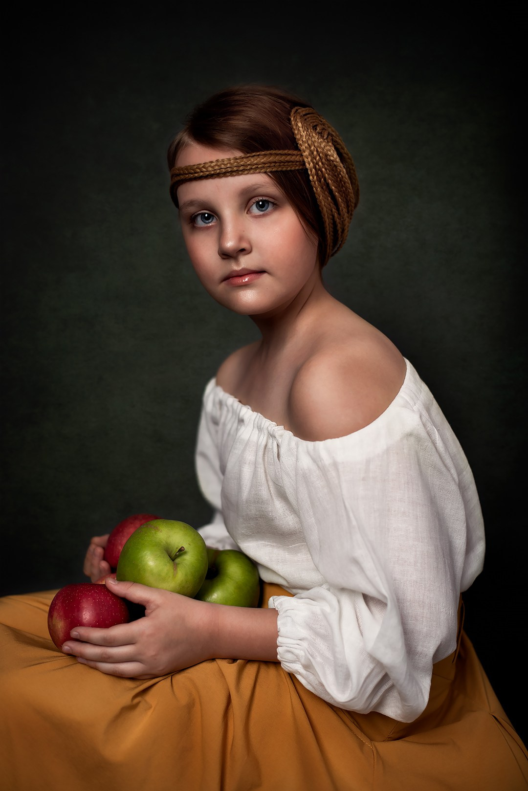 Яблочные дети. School Photographer In Astana Tabakova Natalya