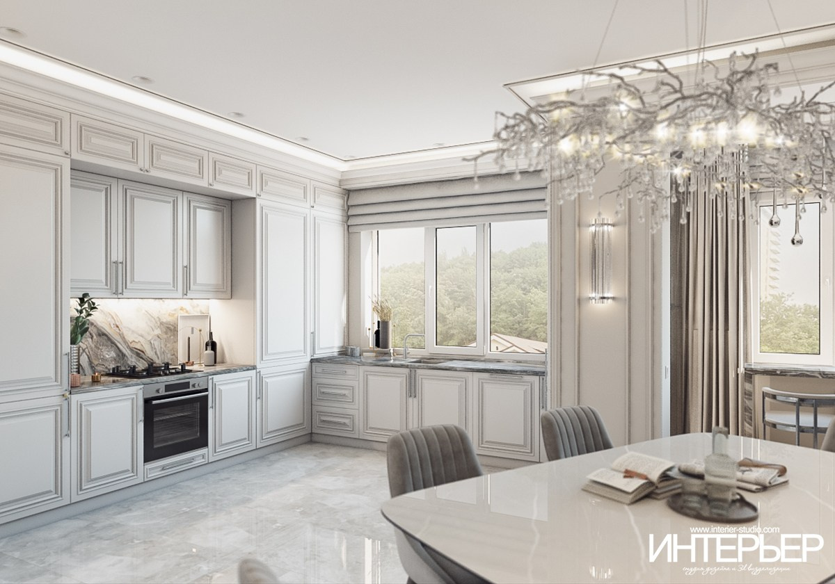 Дизайн-проект квартиры в ЖК на ул. Дзержинского г. Кисловодск. Дизайн интерьера, 3D визуализация и 3D моделирование. Создание проектов и чертежей. КМВ: Кисловодск, Пятигорск, Ессентуки и удаленно