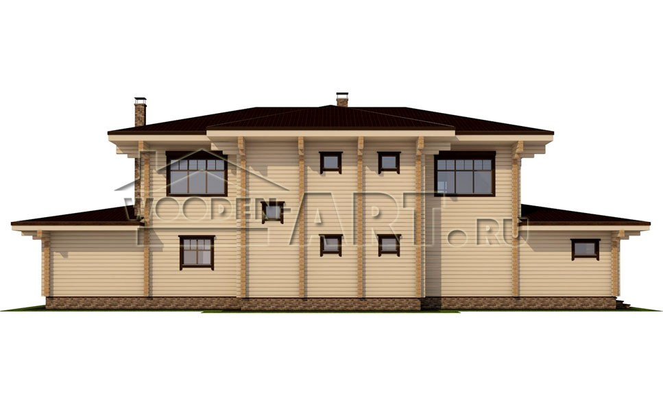 «Ильинское» 489 кв. м. Проекты деревянных домов