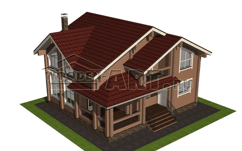 «Сахалин» 178 кв. м. Проекты деревянных домов