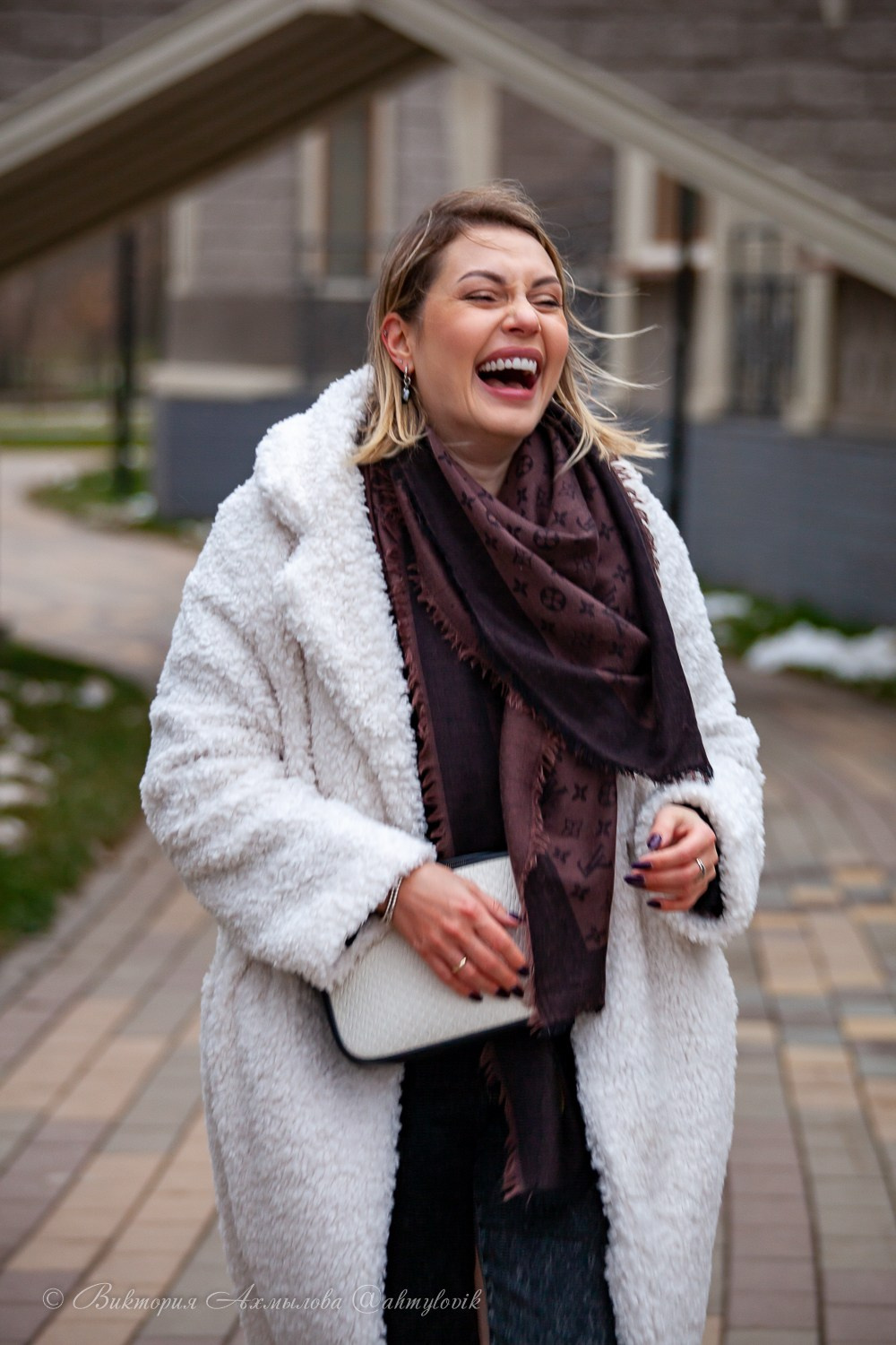 Прогулка с Хаски (Настя). Виктория Ахмылова. Фотограф в Москве