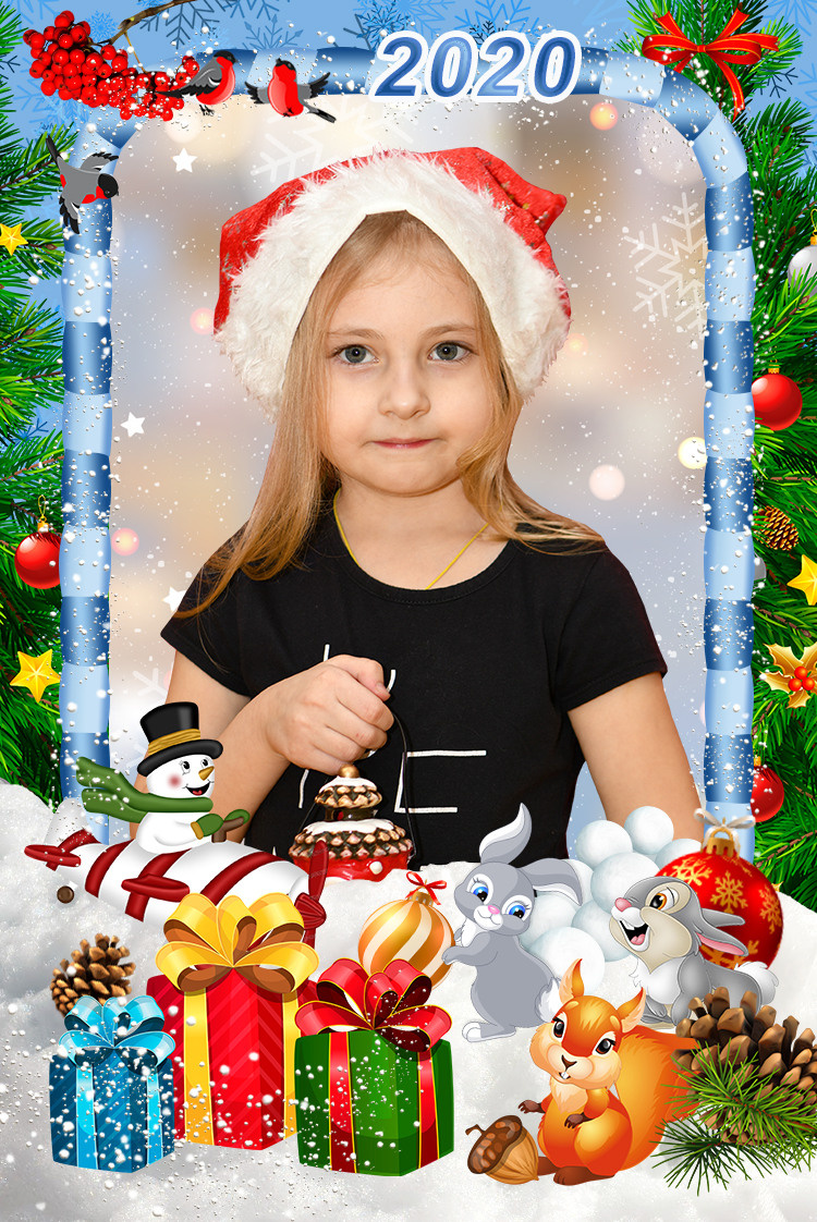 Новогодние фотоколлажи. Свадебный и портретный фотограф в Москве Галина Борисова