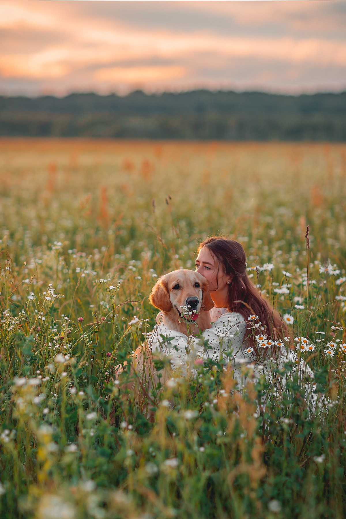 Марина и Чили. Семейный фотограф анималист Мария Крючкова