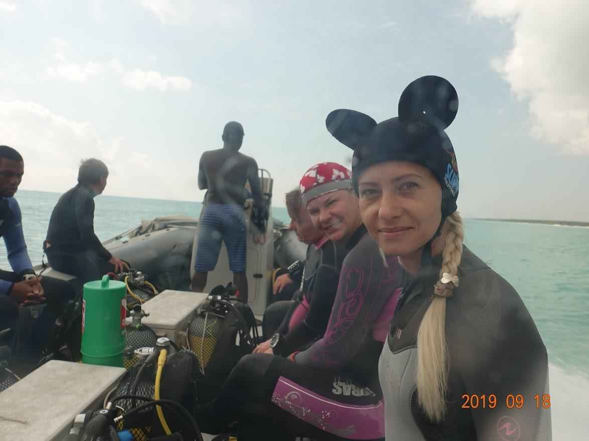 Занзибар, 2019 г. Дайвинг-клуб «Капитан Морган», Беларусь