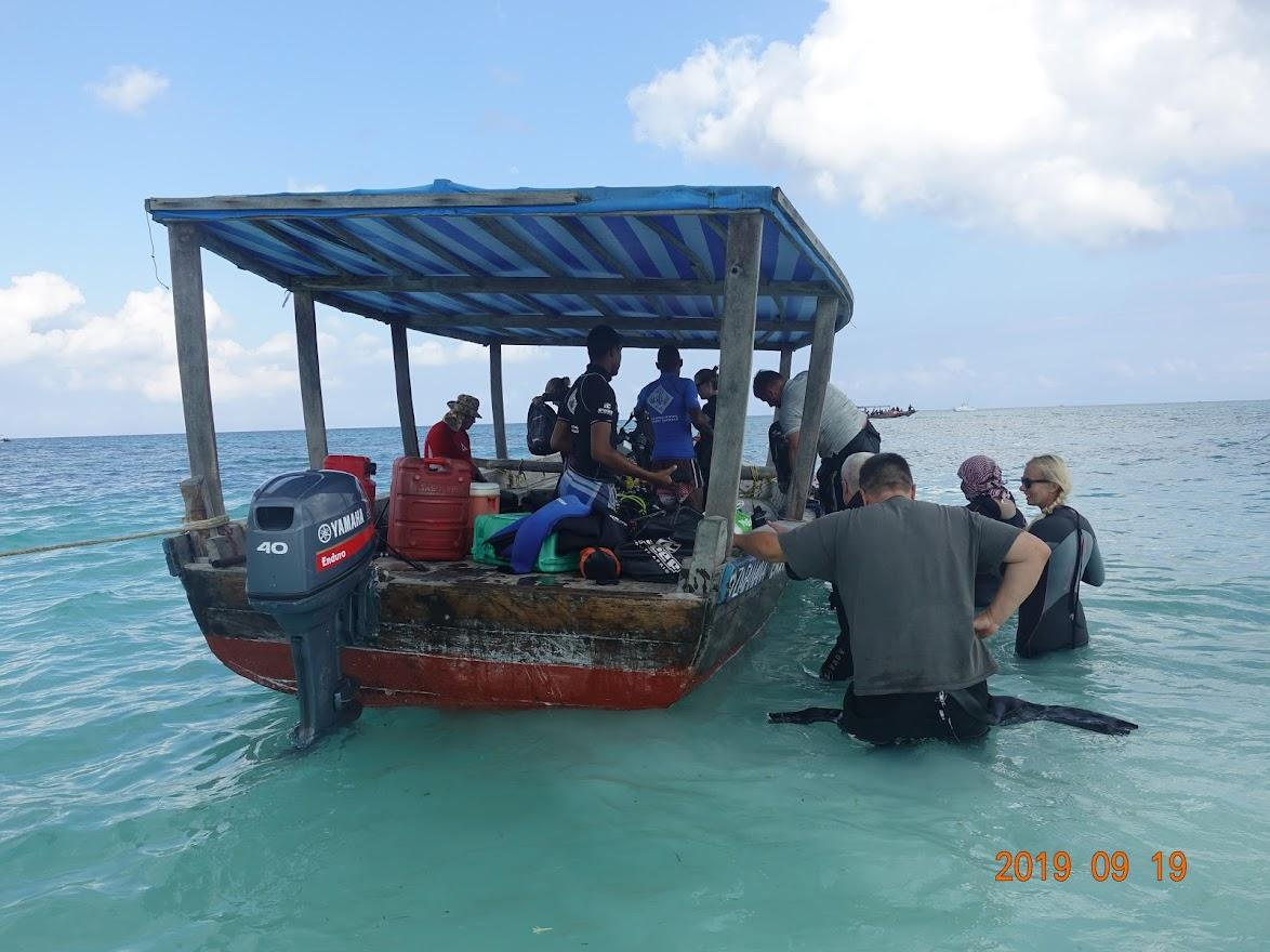 Занзибар, 2019 г. Дайвинг-клуб «Капитан Морган», Беларусь