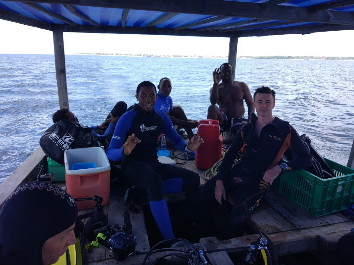 Занзибар, 2019 г. Дайвинг-клуб «Капитан Морган», Беларусь