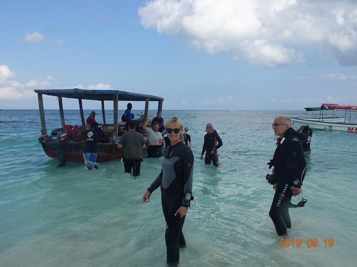 Занзибар, 2019 г. Дайвинг-клуб «Капитан Морган», Беларусь