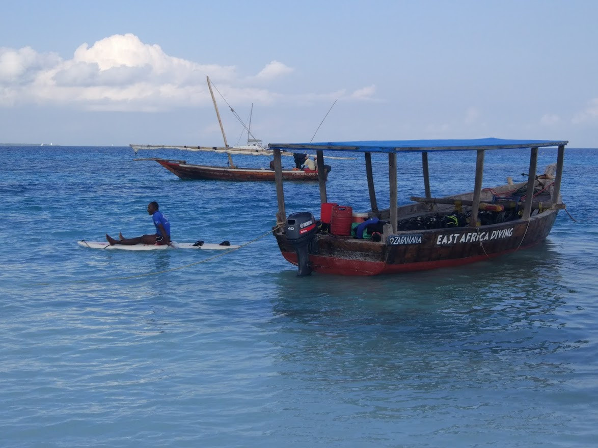 Занзибар, 2019 г. Дайвинг-клуб «Капитан Морган», Беларусь