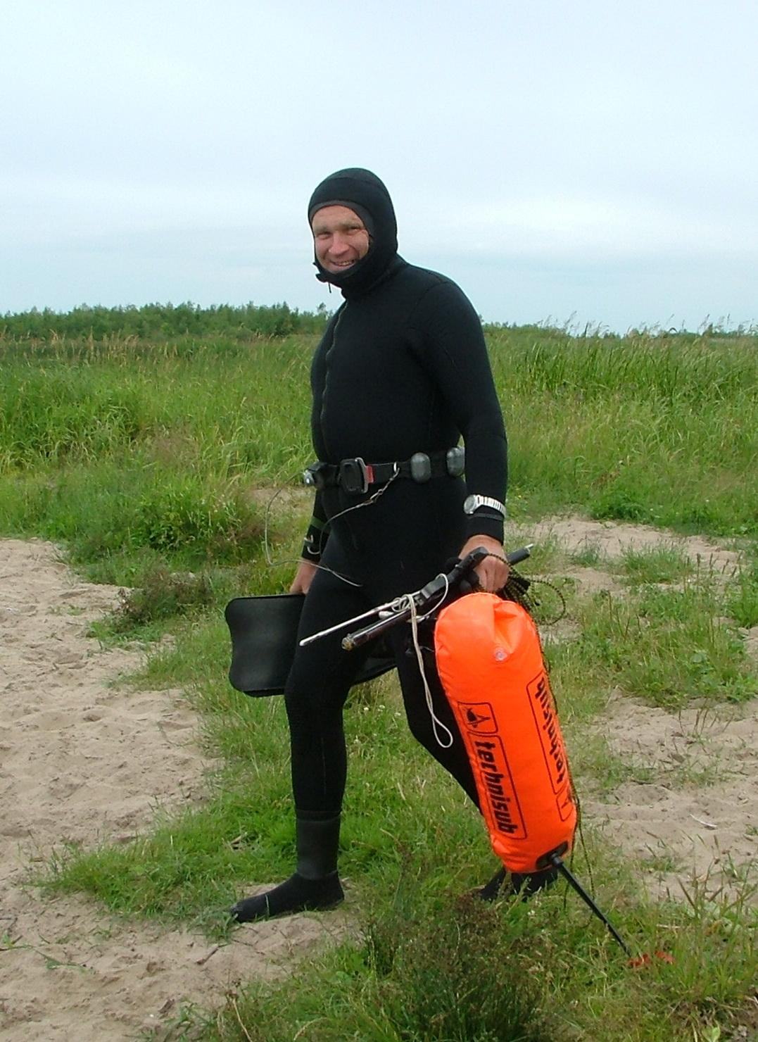 Оз. Селява, июль 2007. Дайвинг-клуб «Капитан Морган», Беларусь