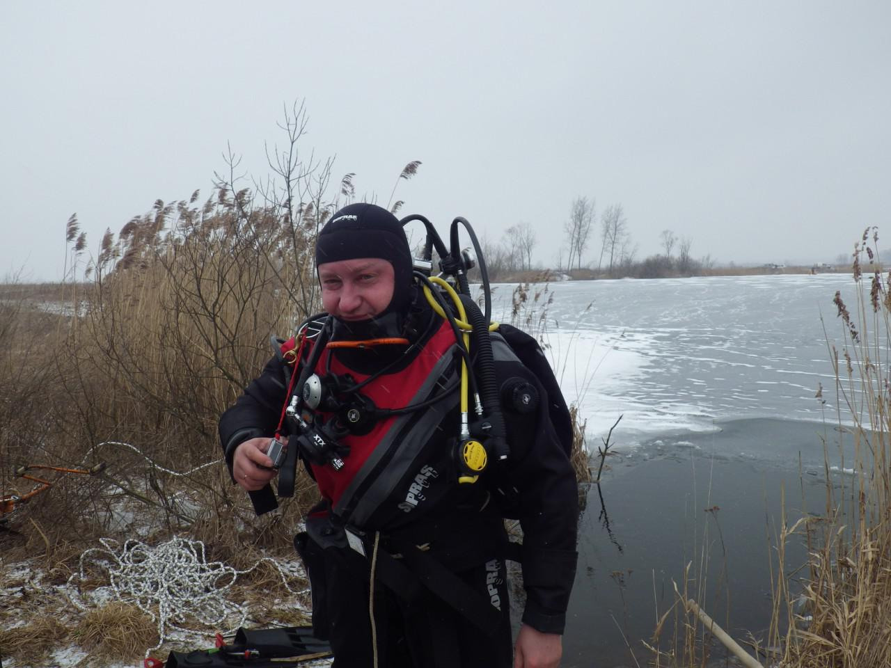 Подлёдные погружения. Дайвинг-клуб «Капитан Морган», Беларусь