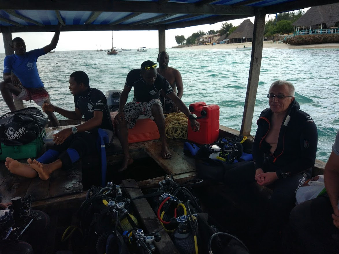 Занзибар, 2019 г. Дайвинг-клуб «Капитан Морган», Беларусь