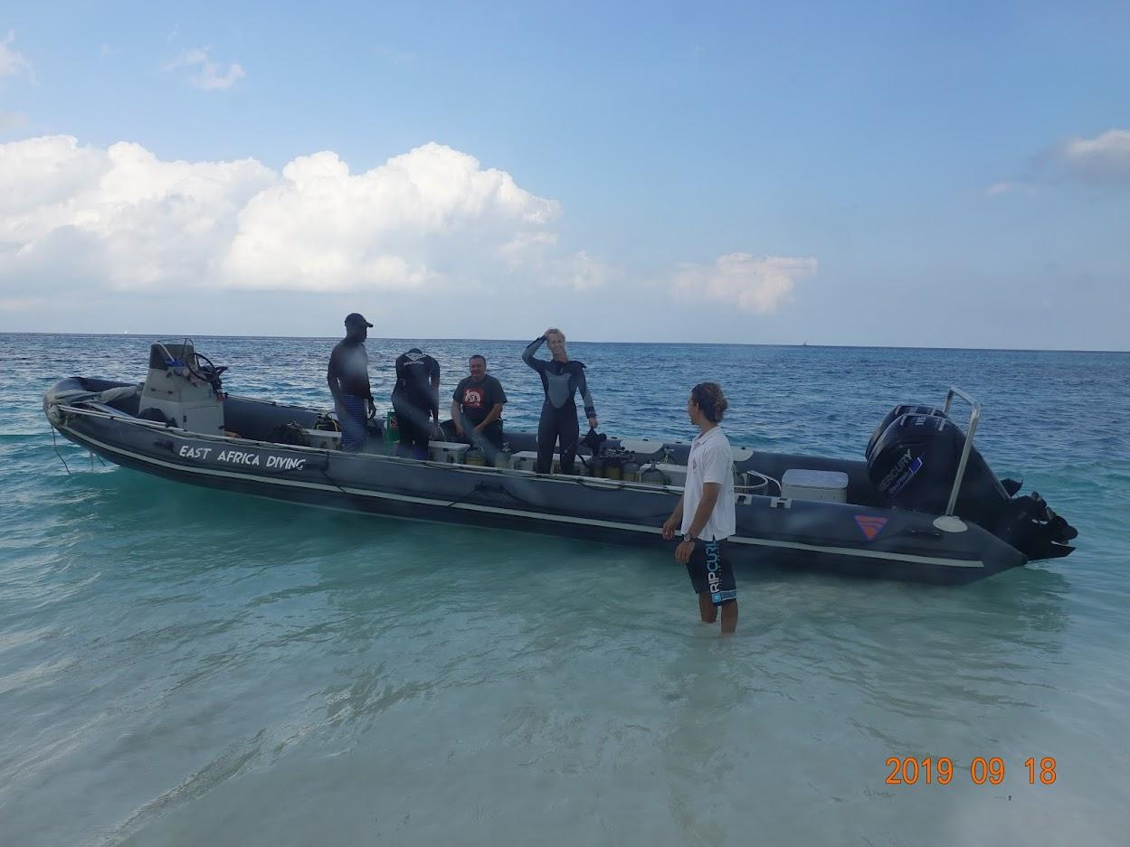 Занзибар, 2019 г. Дайвинг-клуб «Капитан Морган», Беларусь