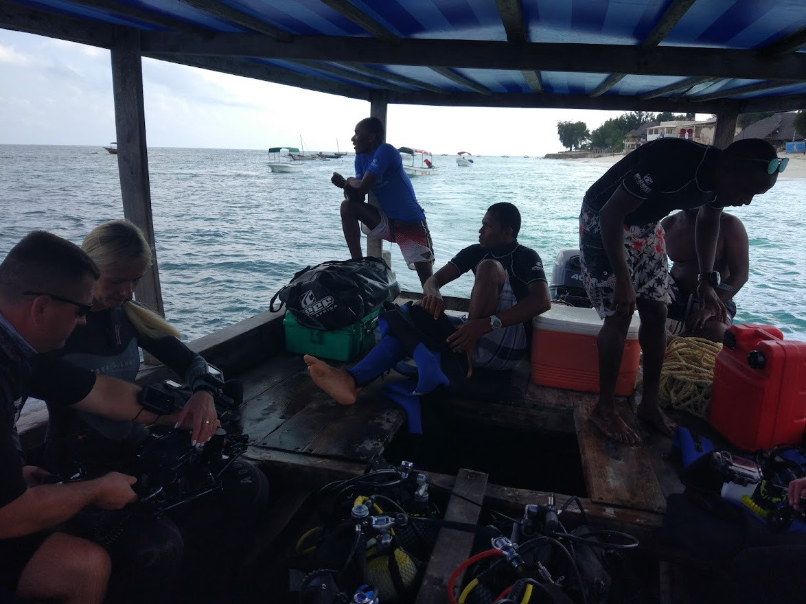 Занзибар, 2019 г. Дайвинг-клуб «Капитан Морган», Беларусь