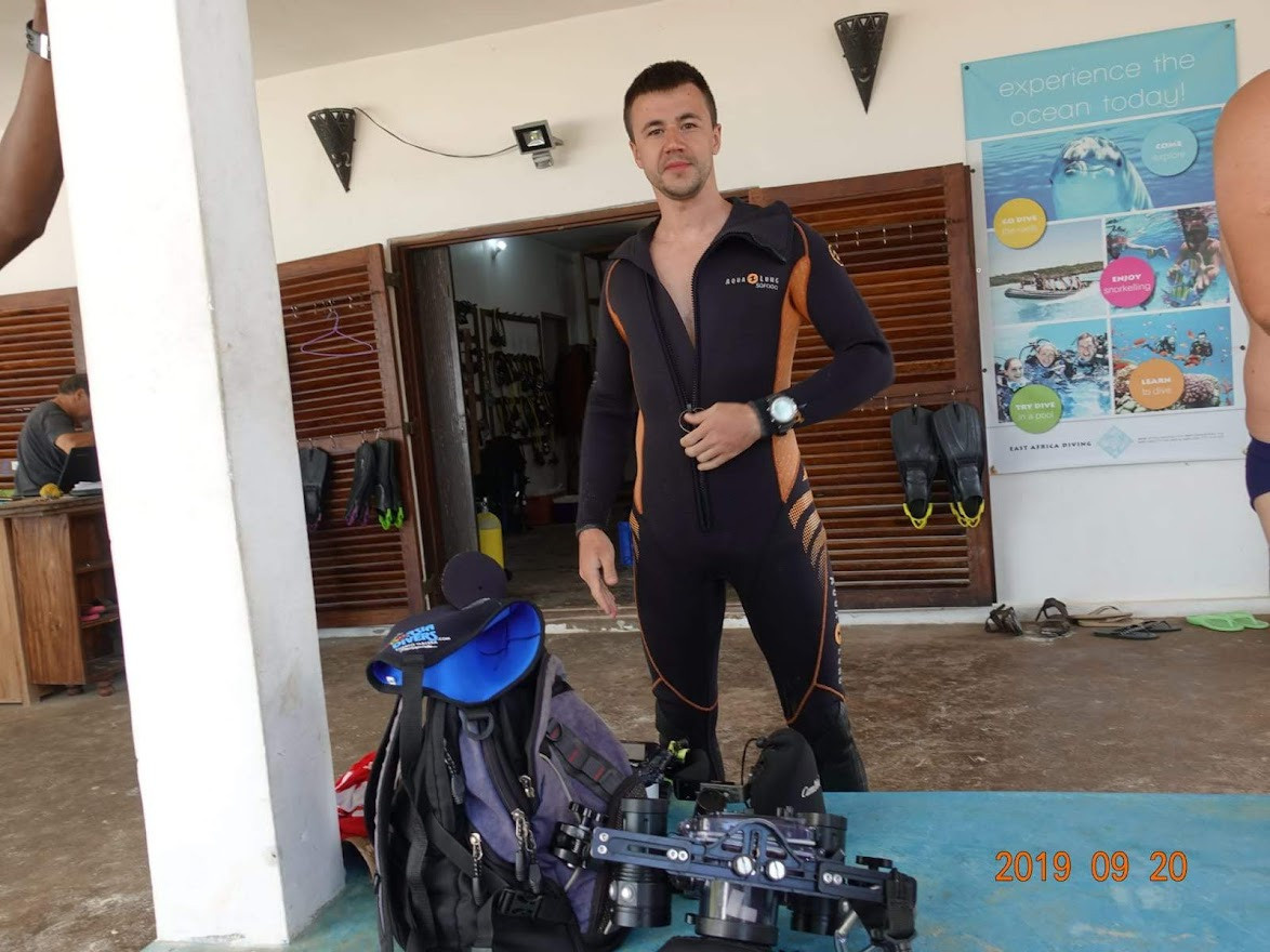 Занзибар, 2019 г. Дайвинг-клуб «Капитан Морган», Беларусь