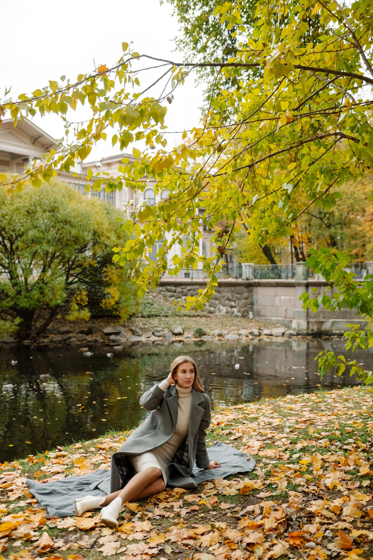 Осенняя фотосессия в Питере в Лопухинском саду. Свадебный и сеейный фотограф в Санкт-Петербурге Елена Худякова