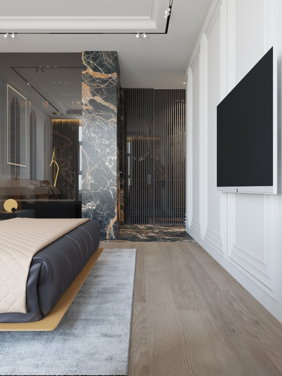 Квартира в ЖК «Столичный», 139 м². Rezells Architects — дизайн жилых и коммерческих интерьеров