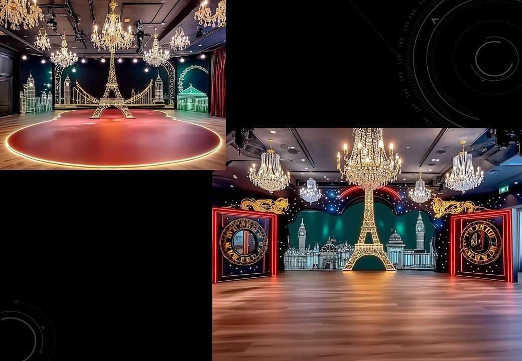 Концепция декора для корпоративного мероприятия в стиле «Лас-Вегас» для LAZAR DECOR. Главная