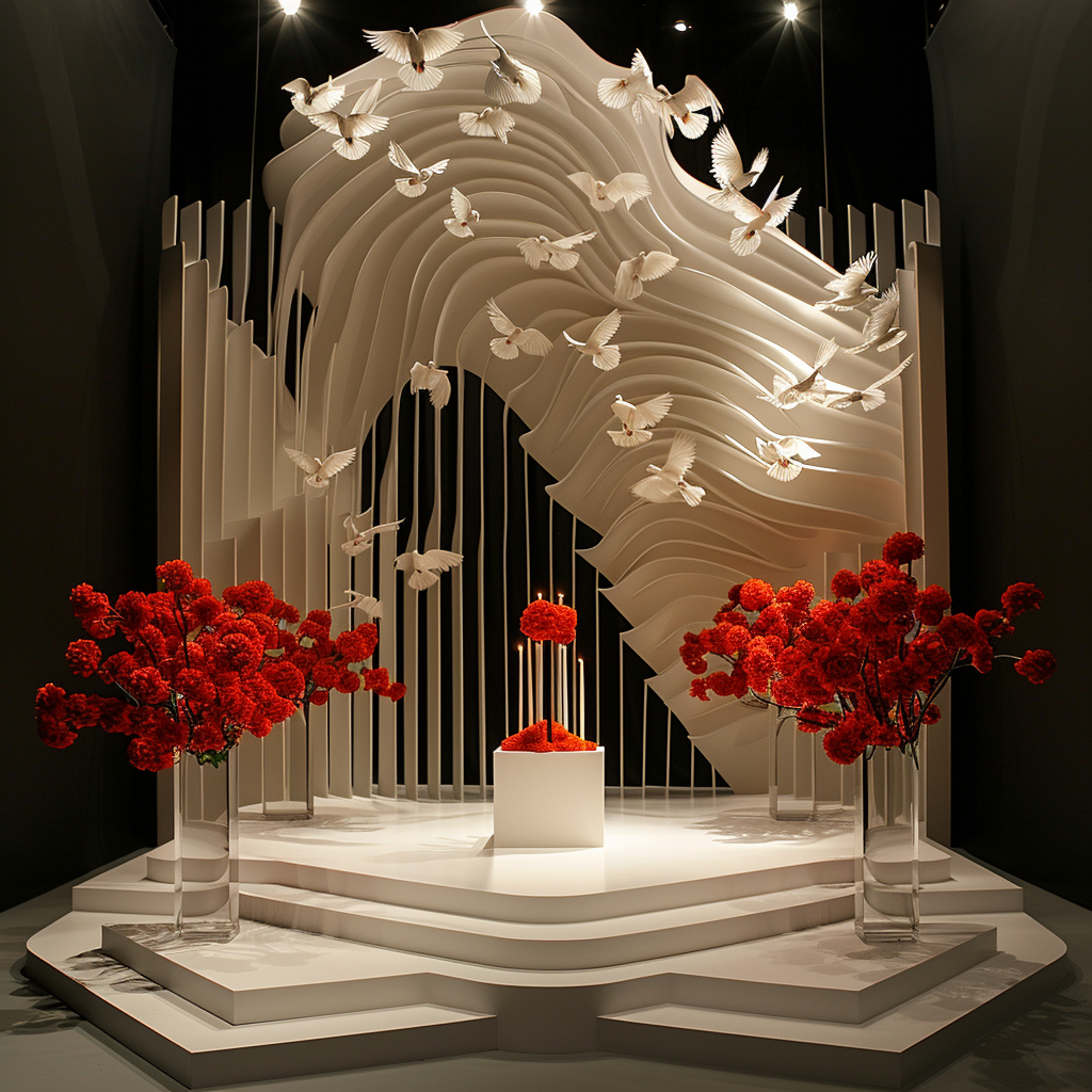 Разработка эскизов декора для тендера для праздника 9 мая. Главная