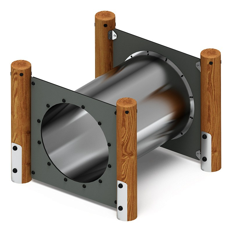 Тоннель (лиственница темный) СО 1.11.01-Л.И1.01 Габариты (ШхДхВ): 1350х1390х1190 Зона безопасности, мм: 4350х4390