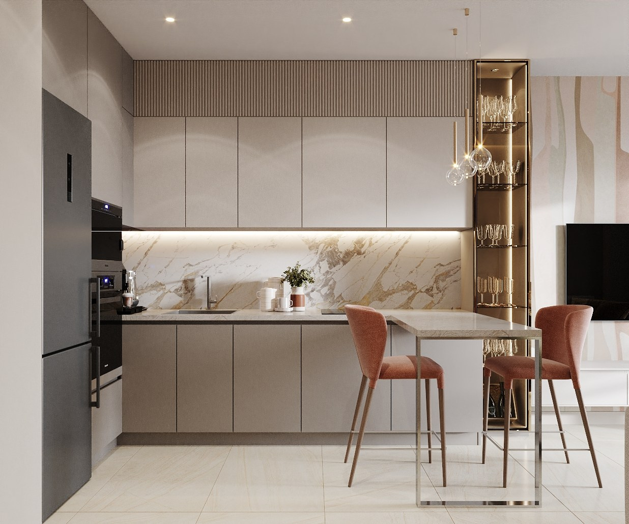 Квартира 45 м², Садовые кварталы. Студия дизайна