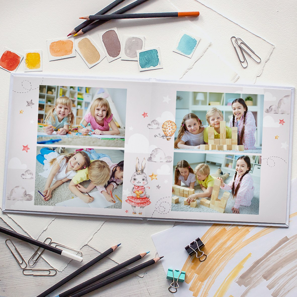 Каталог фотокниг для детского сада. Профессиональный фотограф в Подольске Елена Локтионова