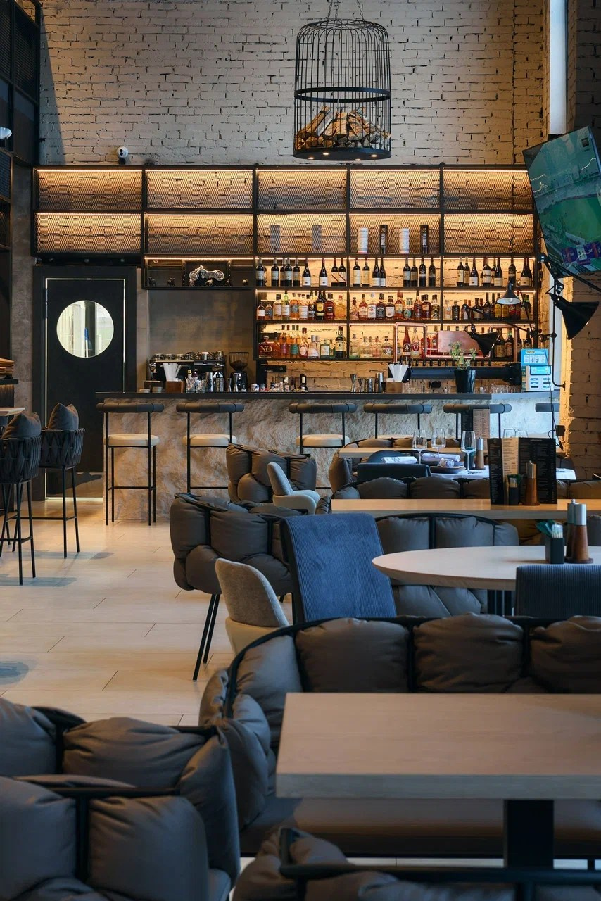 Ресторан «BestBull» спб, Газовая 10. АННА ДРОЖИЛИНА дизайнер интерьера