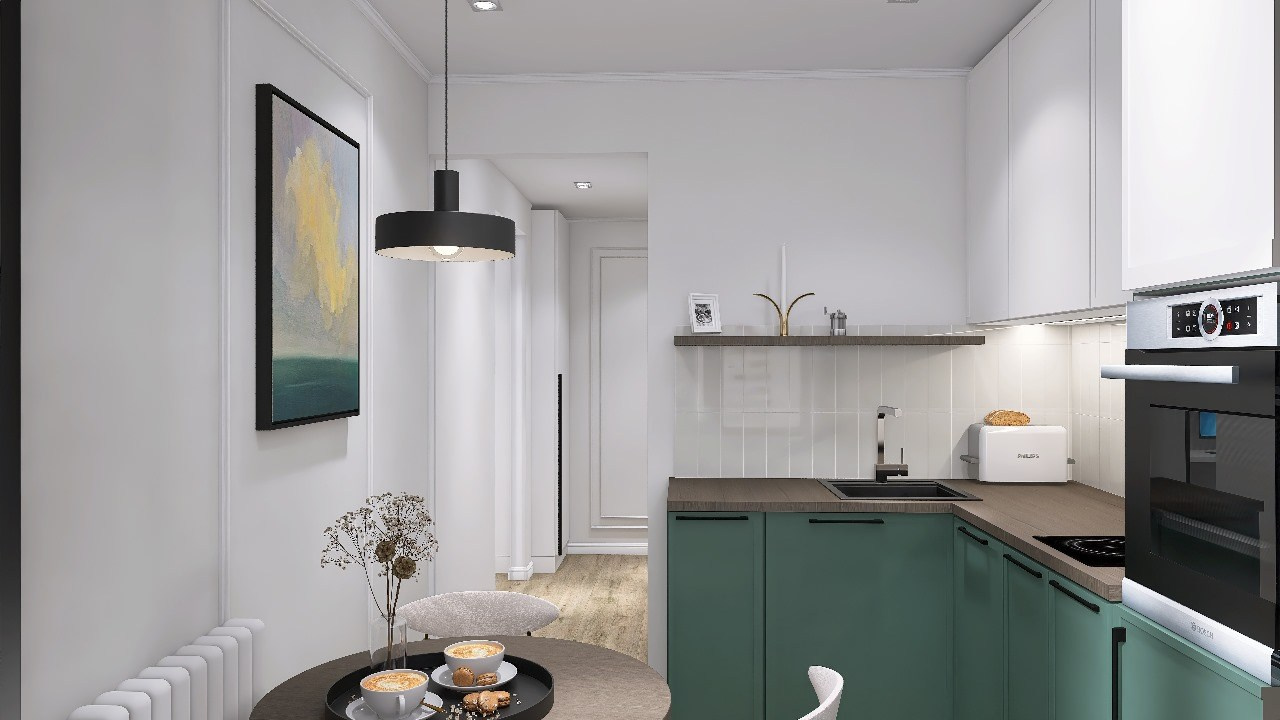 Линейная, 45. Площадь 33 кв. м. Дизайнер интерьера в Новосибирске_Елена Сергеева