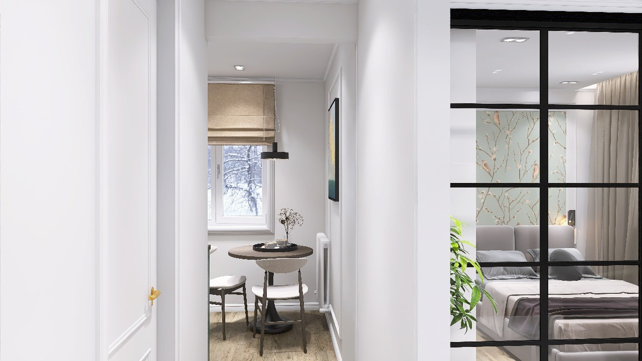 Линейная, 45. Площадь 33 кв. м. Дизайнер интерьера в Новосибирске_Елена Сергеева