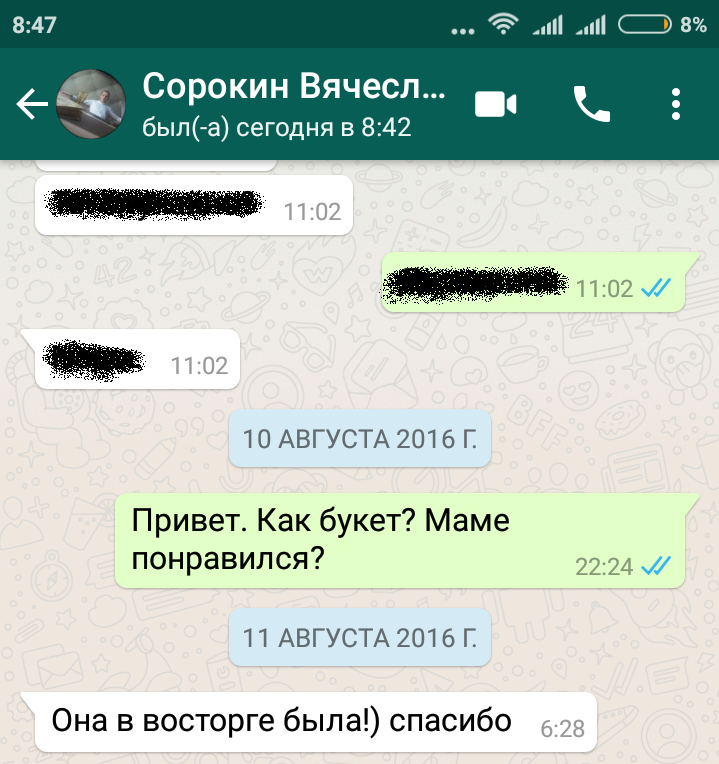 Отзывы. Флорист Маргарита Гладкова