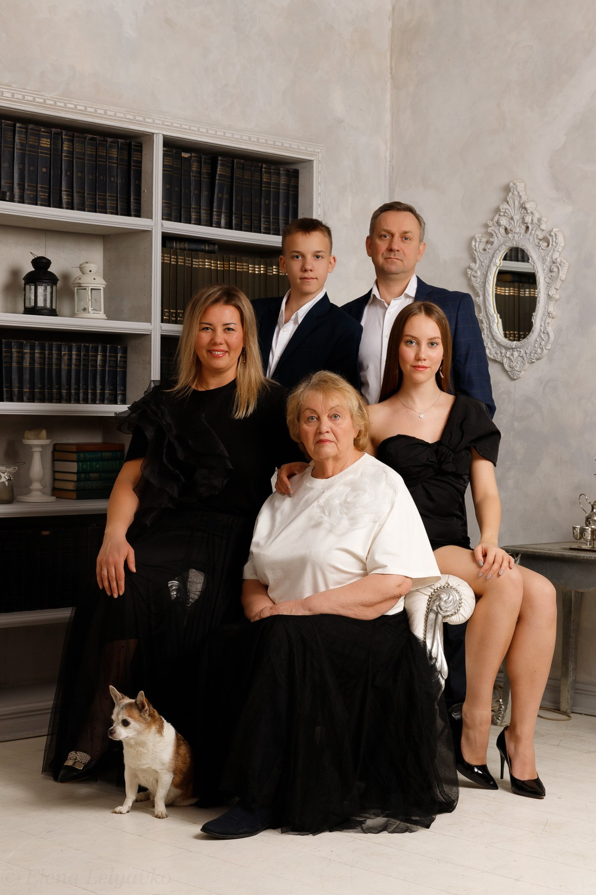 Семейная новогодняя. Счастливый фотограф Елена Лелявочка Санкт-Петербург